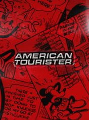 American Tourister Príručný kufor Wavebreaker Disney Mickey Comics Red