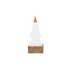 Decor By Glassor Porcelánový svietnik vianočný stromček