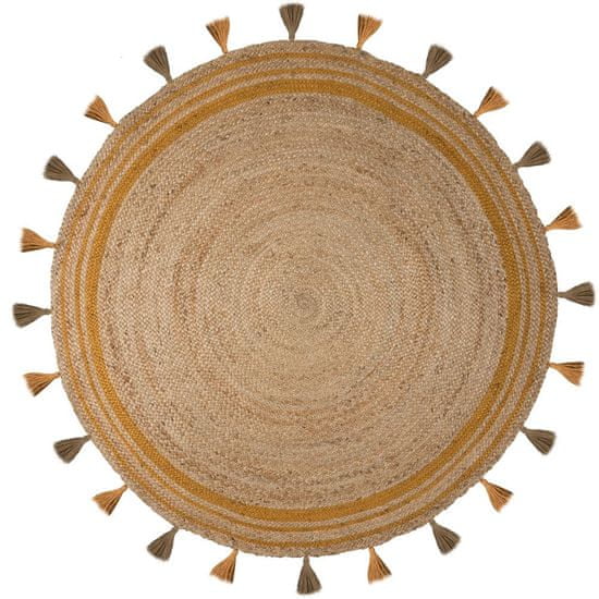 Flair Kusový koberec Lunar Ochre kruh – na von aj na doma
