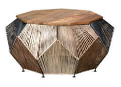 Danish Style Konferenčný stolík Ren, 90 cm, masívne mango