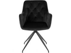 Danish Style Jedálenská stolička Calvin (SET 2 ks), čierna