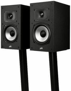 reproduktory polk audio monitor xt20 čistý zvuk znelé basy prémiová kvalita navrhnuté a vyvinuté v usa špičkové súčiastky