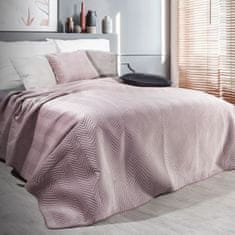 My Best Home Prehoz na posteľ SOFFIE 220X240 cm ružová/púdrová ružová
