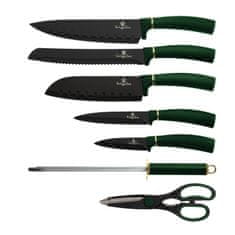 Berlingerhaus Sada nožov v stojane 8 ks Emerald Collection