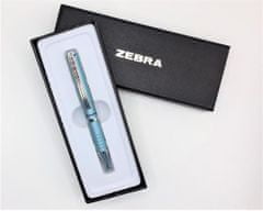 Zebra Guľôčkové pero "SL-F1", modrá, 0,24 mm, teleskopické, kovové, modré telo 23462-24