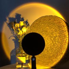 Alum online Projekčná lampa pre fotografovanie s efektom západu slnka Sunset
