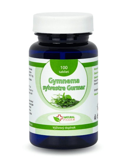 Natural Pharm Gymnema sylvestre GURMAR tablety 100 ks
