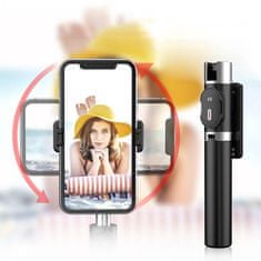 Alum online Selfie tyč s bluetooth, statív, tripod 3v1 - P20
