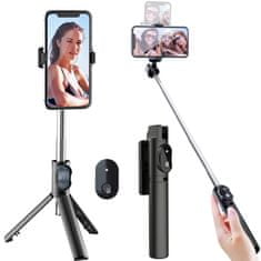 Alum online Selfie tyč s bluetooth, statív, tripod 3v1 - P20