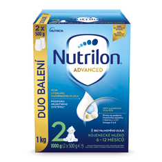 Nutrilon 2 Advanced pokračovacie dojčenské mlieko 1 kg, 6+