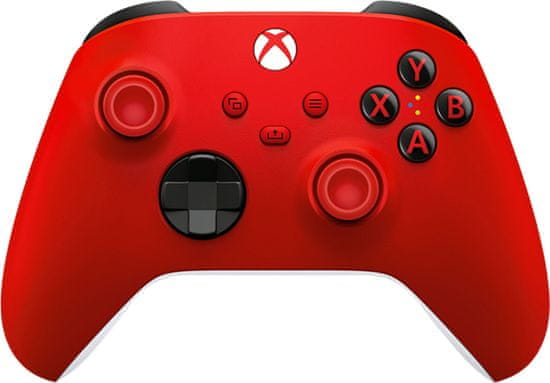 Microsoft Xbox saries Bezdrátový ovládač, Pulsa Red (QAU-00012)