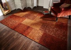 Flair Kusový koberec Manhattan Patchwork Chenile Terracotta 120x170
