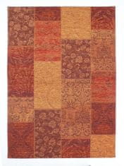 Flair Kusový koberec Manhattan Patchwork Chenile Terracotta 120x170