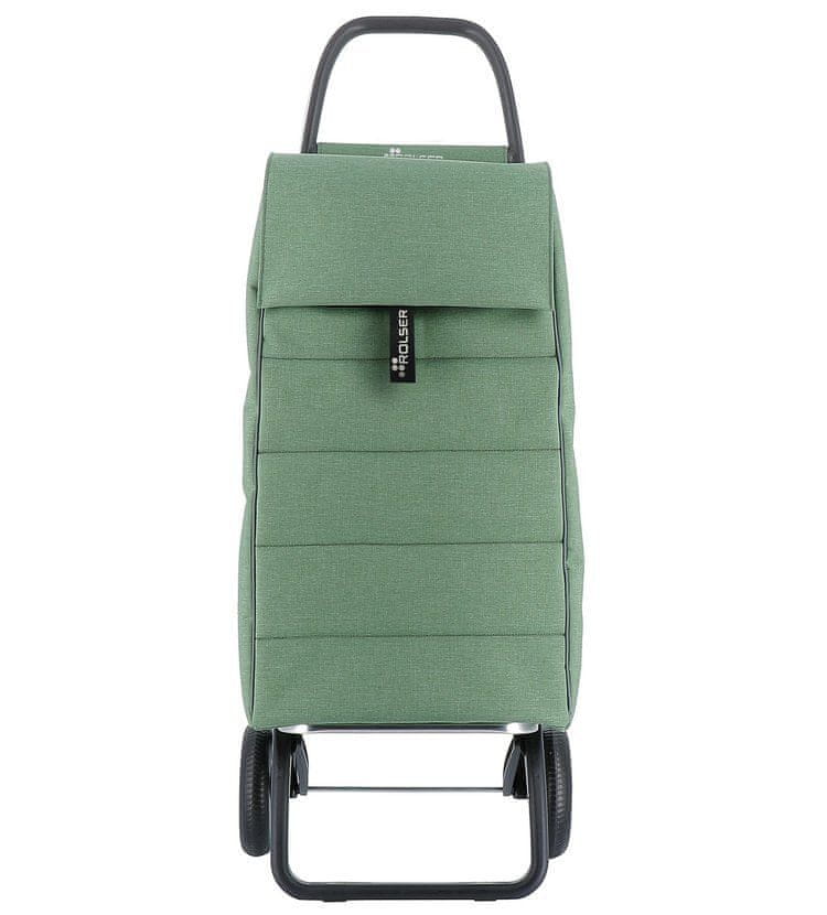 Rolser Jolie Tweed RG2 nákupná taška na kolieskach, zelená