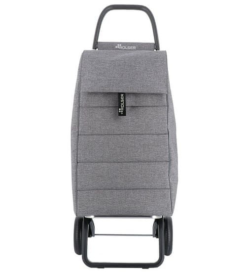 Rolser Jolie Tweed RG2 nákupná taška na kolieskach, sivá