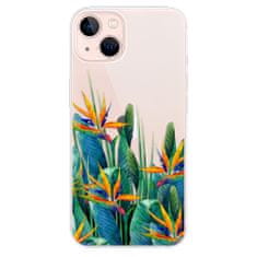 iSaprio Silikónové puzdro - Exotic Flowers pre Apple iPhone 13