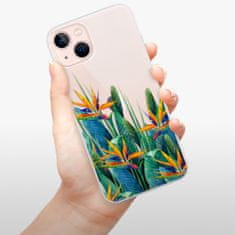 iSaprio Silikónové puzdro - Exotic Flowers pre Apple iPhone 13