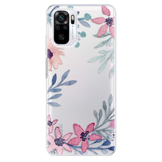 iSaprio Silikónové puzdro - Leaves and Flowers pre Xiaomi Redmi Note 10 / Note 10S