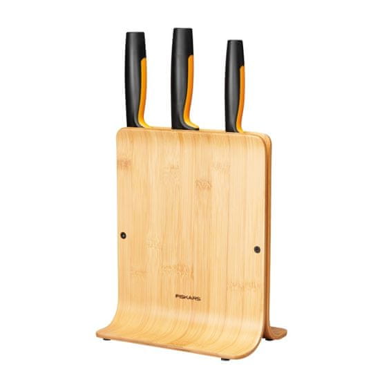 FISKARS Blok bambusový sa 3 nožmi Functional Form