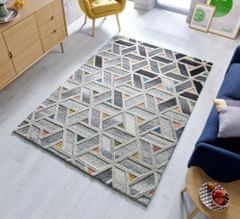 Flair Kusový koberec Moda River Grey / Multi 60x230