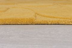 Flair Kusový koberec Moderno Gigi Ochre kruh 160x160 (priemer) kruh
