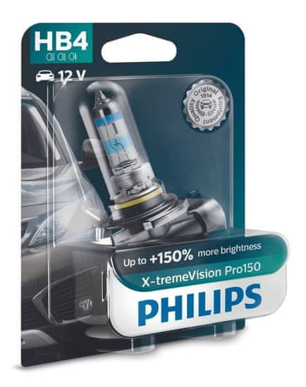 Philips HB4 12V 51W P22d X-tremeVision Pro150 1ks PH 9006XVPB1
