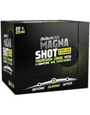 BioTech USA Magna Shot 20 x 25 ml, citrón-limetka