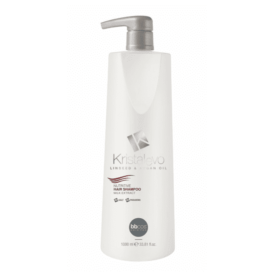 Bbcos Výživný šampón na poškodené vlasy Kristal Evo Nutritive Hair Shampoo 1000 ml