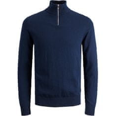 Jack&Jones Pánsky sveter JJEEMIL 12189339 Navy Blazer (Veľkosť L)