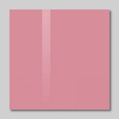 SOLLAU Sklenená magnetická tabuľa ružová perlová 40 x 60 cm