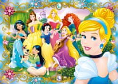 Clementoni Puzzle s drahokamami Zábava s Disney princeznami 104 dielikov