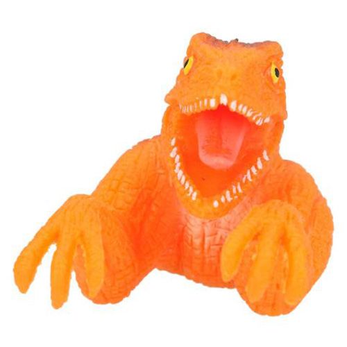 Dino World Prstová bábka ASST, Oranžový, T-Rex