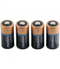 PANASONIC Lítiová batéria DURACELL CR123A 3V, 4 ks pre Danalock V3