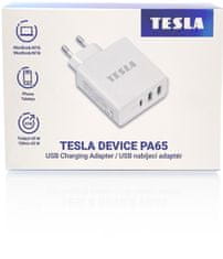 TESLA Device PA65 USB-C nabíjací adaptér 65W 3v1 (8595689802813)