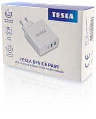 TESLA Device PA65 USB-C nabíjací adaptér 65W 3v1 (8595689802813)