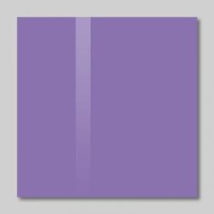 SOLLAU Sklenená magnetická tabuľa fialová kobaltová 40 x 60 cm