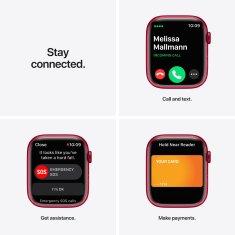 Apple Watch Series 7 Cellular, 45 mm (PRODUCT)RED Aluminium Case RED Sport Band MKJU3HC/A - použité