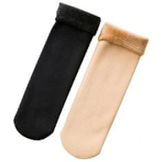 VivoVita Winter Socks – Teplé termo ponožky podšité flísom (5 párov), čierna