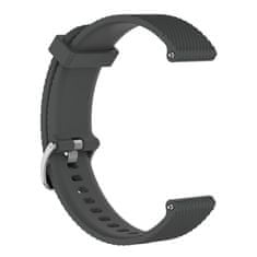 BStrap Silicone Bredon remienok na Huawei Watch GT3 46mm, dark gray
