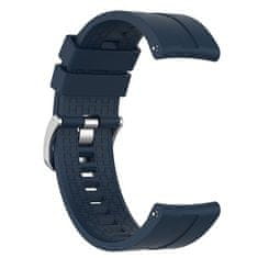 BStrap Silicone Cube remienok na Huawei Watch GT/GT2 46mm, navy blue