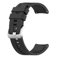 BStrap Silicone Cube remienok na Samsung Galaxy Watch 3 45mm, black
