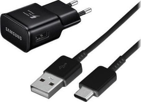 SAMSUNG USB-C EP-TA20EBE Fast Charge, čierna