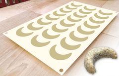 Alvarak Silikónová forma na pečenie na vanilkové rožky 29 x 17,5 cm