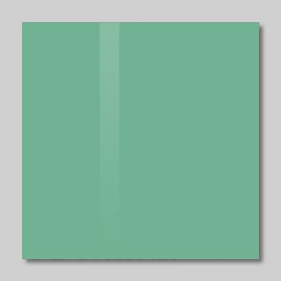 SOLLAU Sklenená magnetická tabuľa zelená veronesová 60 x 90 cm