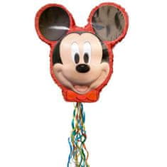 Unique Piňata so stuhami Mickey Mouse 50x46cm