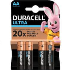 Duracell Alkalická batéria AA Duracell Ultra 4x