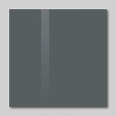 SOLLAU Sklenená magnetická tabuľa šedá antracitová 40 x 60 cm