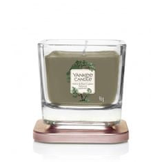 Yankee Candle Aromatická sviečka malá hranatá Vetiver & Black Cypress 96 g