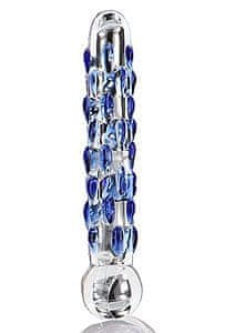 Toyjoy Sklenené dildo ToyJoy Glass Worxx Diamond Dazzler (18 cm)