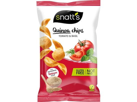 Snatt's Quinoa chipsy paradajky, bazalka 85g , Snatt's